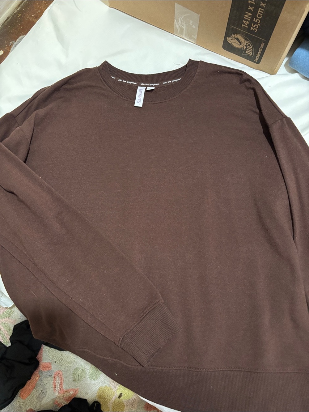 Men's Crewneck Sweatshirt - Brown